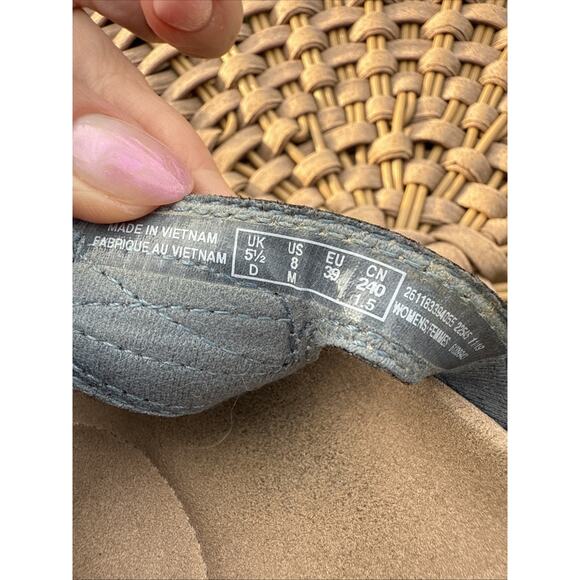 Clarks Women’s Leisa Cacti Sandal US 8 EU 39 Brown Leather Slide Adjustable Shoe - Picture 13 of 15